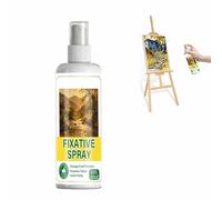 TUKNN Gouache Vernis Spray, Spray Fixateur Fixatif, Fixatif Pastel, Fixateur pour Gouache, Protège les Dessins Réalisés à la Craie, au Pastel, au Crayons, 100ml