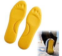 TUKNN Semelle Thermique Chauffantes, Semelle Intérieure Chauffe-Pieds, Jaune, Unisex-Adultes, Chauffe-Pied, 1 Paire (39-40)