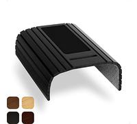 Tuko Table Accoudoir Canapé en Bambou, Flexible, Antidérapant avec Support Téléphone Intégré, Plateau Canapé, Idéal comme Tapis de Souris, pour Poser Boissons, Snacks, Télécommande TV, Noir