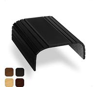 Tuko Table Accoudoir Canapé Flexible en Bambou, Plateau Canapé Antidérapant 41x 34 cm, Idéal comme Tapis de Souris, pour Poser Boissons, Snacks, Télécommande TV, Noir