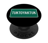 Tuktoyaktuk Ice Canada Arctic Road Territoires du Nord-Ouest PopSockets PopGrip Adhésif