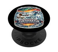 Tuktoyaktuk Territoires du Nord-Ouest Bord de l'océan Arctique PopSockets PopGrip Adhésif