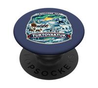 Tuktoyaktuk Territoires du Nord-Ouest du Canada Arctic Ocean Art PopSockets PopGrip Adhésif