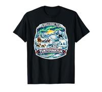 Tuktoyaktuk Territoires du Nord-Ouest du Canada Arctic Ocean Art T-Shirt