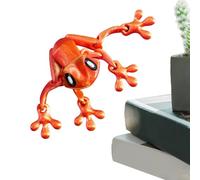 tulahkomen Aimants grenouille | Aimant de réfrigérateur imprimé 3D | Accessoires de cuisine amusants pour anniversaire, pendaison de crémaillère, vacances, casier, école, dortoir, bureau, tableau