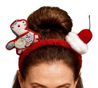 tulahkomen Bandeaux pour femmes - Joli serre-tête en peluche | Accessoire de tête de fête de printemps, pour le Nouvel An, Noël, carnaval, fête à thème, vacances, spectacle sur scène et jeu de rôle