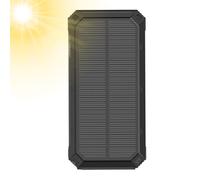 tulahkomen Chargeur solaire de batterie, port USB de survie étanche, chargeur sans fil, batterie solaire | pour randonnée, voyage, pêche, camping, randonnée, festival de musique, smartphone, appareil