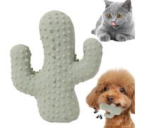 tulahkomen Jouets à mâcher pour chiot pour faire ses dents, jouets couineurs en forme de cactus | Jouet à mâcher pour animaux de compagnie, pour jouer à l'intérieur, soutient les morsures actives