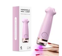 tulahkomen Lampe LED pour vernis à ongles - Appareil de manucure à séchage UV 2 réglages de minuterie - Stylo lampe en acrylique pour séchoir à ongles | pour maison, spa, centre de beauté, salon de