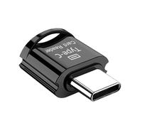 tulahkomen Lecteur de carte mémoire | Adaptateur de carte mémoire de type C, adaptateur Plug and Play haute vitesse pour stockage externe stockage mobile sauvegarde smartphone