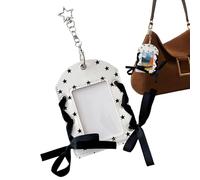 tulahkomen Porte-badge avec pendentif en forme d'étoile et nœud - Porte-badge avec cordon pour croisière, maison, salle de bain, chambre, travail, infirmière, enseignant, voiture