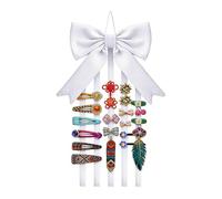 tulahkomen Support de pince à cheveux | Support mural en épingle à cheveux en forme de nœud | Organisateur d'accessoires pour cheveux, pour filles, placard, dressing, chambre à coucher, décoration