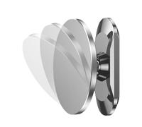 tulahkomen Support de téléphone magnétique pour voiture | Support de téléphone magnétique double face - Support rotatif à 360° pour enregistrement vidéo, miroir, selfies, maison, bureau, entraînement