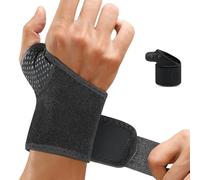TULAMORIY Bandage Poignet avec Ouverture Pouce Souple,Palm Support Orthèse élastique de Poignet,Respirant Attelle de Poignet,Femme et Homme,pour le Sport, le Travail et le Sommeil