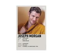 TULAOJI Joseph Morgan Poster sur toile - Décoration murale pour salon, chambre à coucher - 30 x 45 cm - Style 18 sans cadre