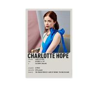 TULAOJI Poster sur toile Charlotte Hope - Série coréenne - Décoration pour chambre à coucher, bureau, chambre - Cadeau - 60 x 90 cm - Style sans cadre