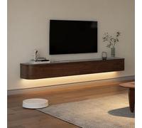 TULAZOU Meuble TV Suspendu, 180 cm Meuble TV Moderne Meuble TV Salon, Meuble TV avec Grande Capacité De Rangement.