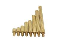 TULDYS 10 pièces M2 3-30mm en Laiton Rond moleté mâle Femelle entretoise Goujon fileté Pilier Carte mère entretoise Boulon Creux vis écrou(3mm)