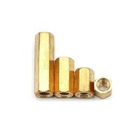 TULDYS 10Pc M3 * L = 4-40mm Double Pass Hex Laiton Mâle Femelle Standoff Conseil Pilier Hexagone Filetage PCB Carte Mère Entretoise Écrou Colonne Creuse (Size : 24 mm)