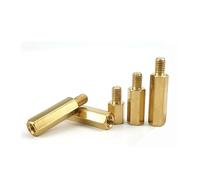 TULDYS 300 pièces/Ensemble M3 mâle Femelle hexagone Laiton entretoise Assortiment Kit hexagone Or PCB entretoise Pilier Carte mère entretoise