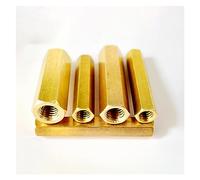 TULDYS 4 pièces M10 Filetage Fin Double Passe hexagonale en Laiton mâle Femelle entretoise Pilier Goujon hexagone cuivre Colonne écrou vis Colonne Creuse (Size : M10x12x15mm)