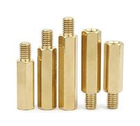 TULDYS 5-30Pc M2 M2.5 M3 M4 M5 Hex Laiton Mâle Femelle Standoff Conseil Rack Goujon Hexagone Fileté Pilier PCB Colonne Carte Mère Boulon Vis (Color : 29mm (20pcs), Size : M2.5 (Thread 6mm))