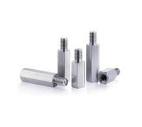 TULDYS 5 pcs M3 M4 M5 M6 304 en Acier Inoxydable Hex Mâle à Femelle Standoff Pilier Goujon Conseil Ordinateur PCB Carte Mère Entretoise (Color : 6mm, Size : M5 5PCS)