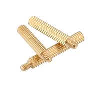 TULDYS Entretoises Rondes moletées en Laiton, filetées de 2mm M2 * L, mâles ou Femelles, piliers d'espacement en Laiton M2 L = 3mm à 40mm, 50 pièces (Color : Male-Female, Size : M2x29)