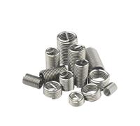 TULDYS Insertion de filetage à filetage fin M6 M7 M8 M9 M10 M11 M12 M14 M16 M18 304, réparation de filetage de douille de vis en acier inoxydable(M7x1x2.5D(25pcs))