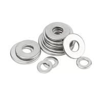 TULDYS Lot de 2 à 100 rondelles plates en acier inoxydable 304, M1,6, M2, M2,5, M3, M4, M5, M6, M8, M10, M12, M14-M22, joints métalliques, rondelles d'étanchéité, entretoises(M3x15x0.8 x20pcs)