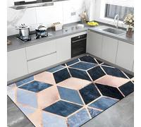 TuLdys Lot de 4 tapis antidérapants en cuir synthétique imperméable pour bureau debout, bureau ou garage 45,7 x 76,2 cm