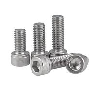 TULDYS Lot de 5 à 50 vis à tête cylindrique hexagonale à Six pans Creux en Acier Inoxydable 304 A2-70, M1.4, M1.6, M2, M3, M4, M5, M6(4mm,M8 x 5Pieces)