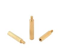 TULDYS M2 * L Laiton moleté Rond mâle Femelle entretoise Goujon fileté Pilier Carte mère entretoise Boulon Creux vis écrou (Color : Male-Female, Size : M2x20(20Pcs))