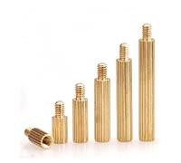 TULDYS M2 Laiton Rond moleté mâle Femelle entretoise piliers entretoises vis for Carte mère caméras de Surveillance M2 * L + 3mm(20mm(50pcs))