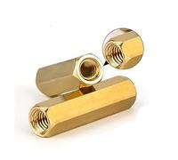 TULDYS M2 M2.5 M3 M4 M5 Laiton Hex Mâle Femelle Standoff Conseil Pilier Double Passe Hexagone Filetage PCB Carte Mère Entretoise Écrou Colonne Creuse (Color : 26mm (20Pcs), Size : M3)