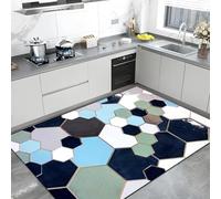 TuLdys Tapis de cuisine antidérapants pour sol, 0,9 x 1,2 m/91,4 x 121,9 cm, tapis de cuisine et tapis de cuisine en cuir PU imperméable confortable pour cuisine, maison, bureau, évier, buanderie