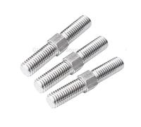 TULDYS WALENI 3 pièces M16 Filetage Gauche et Droite Tige filetée à Double extrémité 304 boulons à Goujon en Acier Inoxydable Tige bâton à Dents Barre filetée à Double tête(M16x70mm)