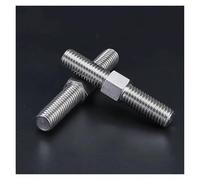 TULDYS WALENI M10 Filetage Gauche et Droit Tige filetée à Double extrémité Tige filetée Positive et négative Goujons vis Acier Inoxydable 304(M10x90mm-2pcs)