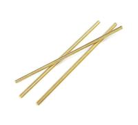 TULDYS WALENI Tige filetée entièrement en Laiton, 3 pièces, Tige filetée Solide, M2 M2.5 M3 M4 M5 M6 M8 M10 M12 * 250MM(M4)