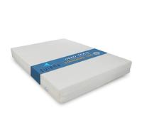 TULENA Housse de matelas 140 x 200 cm - Blanc laine - 18 cm de haut - Protège-matelas lavable avec fermeture éclair en viscose - Respirant, doux au toucher - Housse de rechange - Certifié Öko-Tex