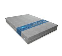 TULENA Housse de matelas 180 x 200 cm - Gris - 27 cm de haut - Protège-matelas lavable avec fermeture éclair en viscose - Respirant, doux au toucher - Bien fini - En tant que housse de rechange -