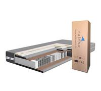 TULENA NOX Matelas 140 x 190 cm H4 + H5 à Ressorts ensachés Comfort Plus 25 cm Matelas réversible avec Housse avec Fermeture éclair Matelas Enroulable certifié Oeko-Tex