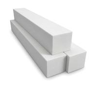 TULENA Rallonge de Matelas en Mousse pour Rembourrage - 10 x 10 x 200 cm - RG 28/44 - Comblement de Vide - Moyennement Dur