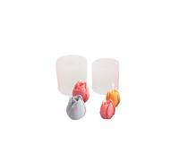 Tulilip Mould- 2 pcs 3d moules de bougie tulip