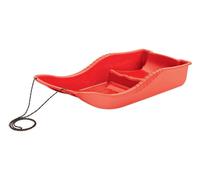 TULIMI Bobsleigh en plastique, 87x37x15cm, capacité 50kg, rouge