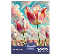 Tulip 1000 Pièces Flower Puzzles Puzzle De Qualité Supérieure pour Adultes Et Enfants À Partir Multi-Colour 38x26cm/1000pcs