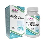 Tulip BioPharma Vitamine B2 (Riboflavine 5'-Phosphate) 250mg 120 Capsules, testé par un laboratoire tiers, sans gluten ni OGM