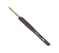 Tulip Crochet Hook, Black, Gold, Taille unique