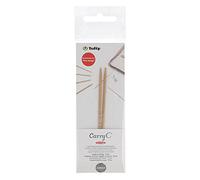 Tulip CTMM-65 Aiguilles à Tricoter, Bambou, Beige, 2 mm