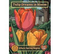 TULIP DREAMS IN BLOOM - Where Spring Begins: 60 realistic tulip garden scenes - large close-up spring blooms in peaceful home garden settings